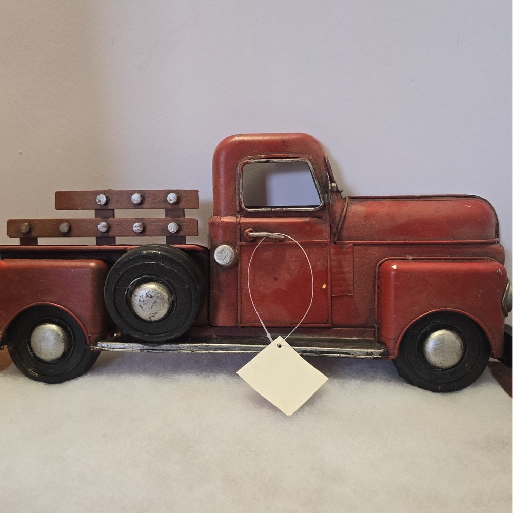 metal red 1/2 pickup truck wall hanger decorative decor - Picture 2 of 6
